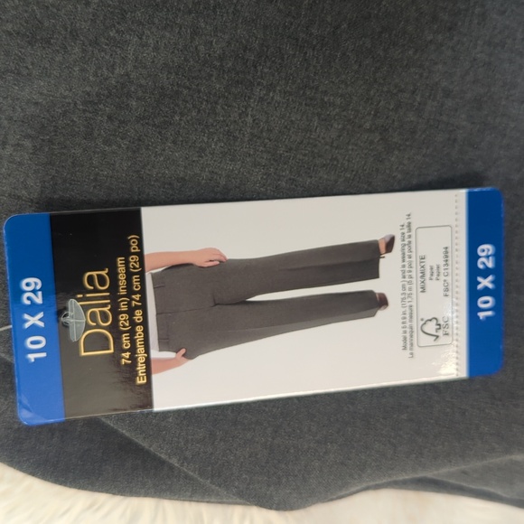 🩶Sz 10x29: Dalia Comfy Wide Leg Pants Grey - Picture 8 of 9